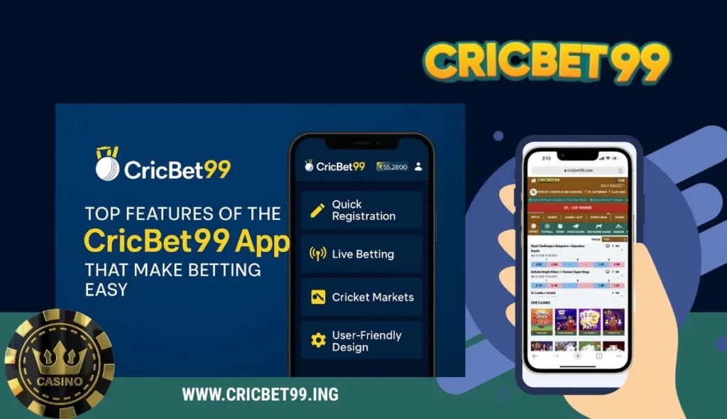 Top Features of the CricBet99 App That Make Betting Easy