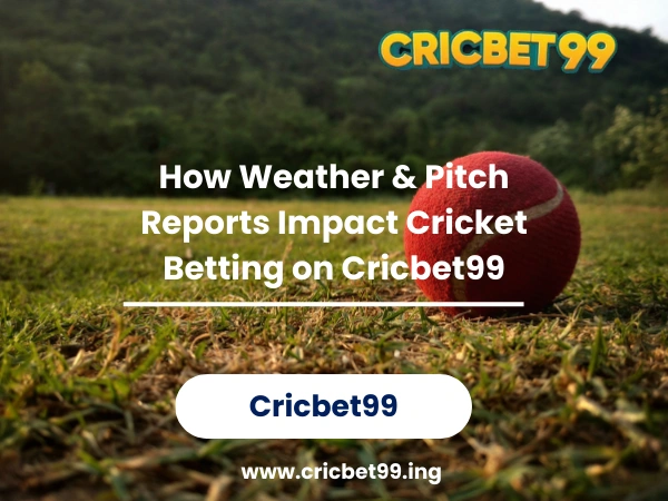 How Weather & Pitch Reports Impact Cricket Betting on Cricbet99