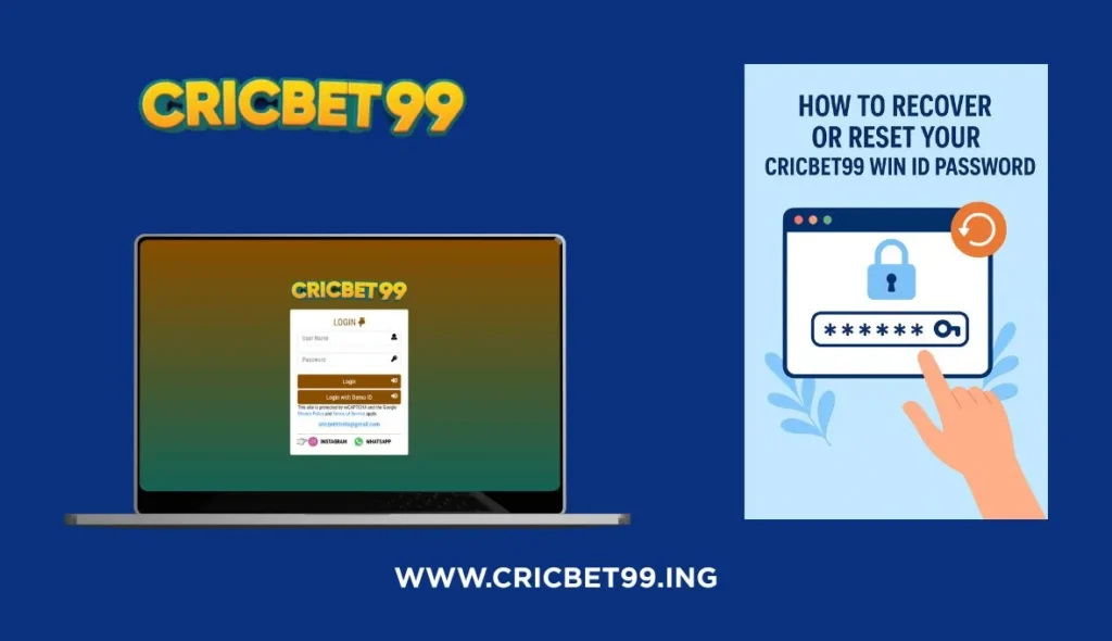 How to Recover or Reset Your Cricbet99 Win ID Password