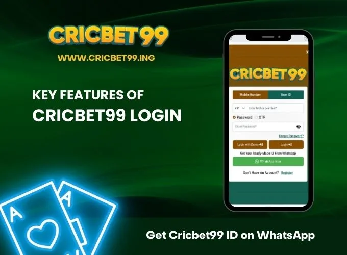 Key Features of Cricbet99 Login