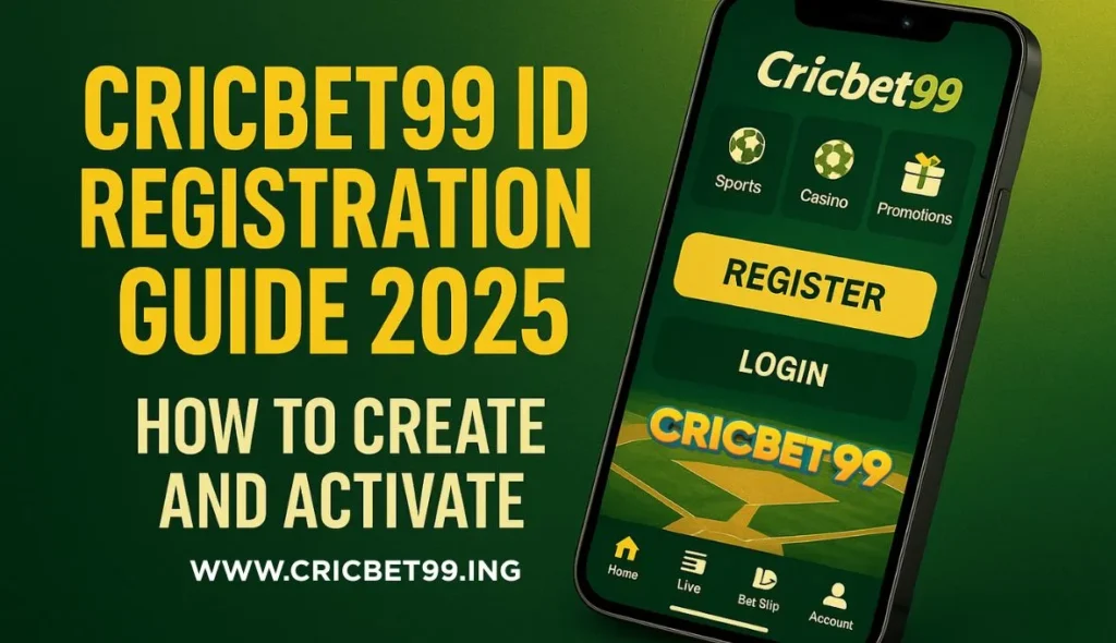 Cricbet99 ID Registration Guide 2025 How to Create and Activate