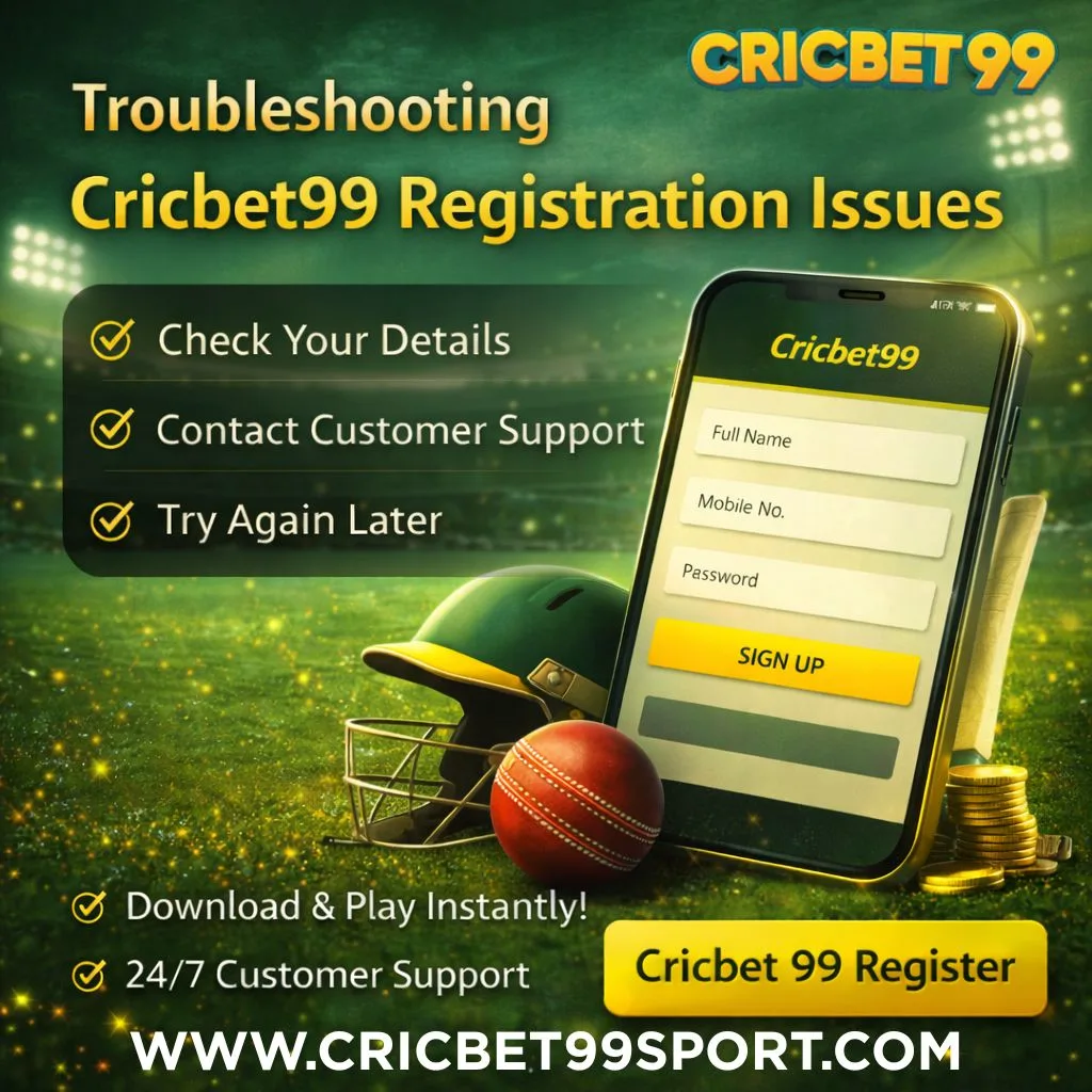 Troubleshooting Cricbet99 Registration Issues