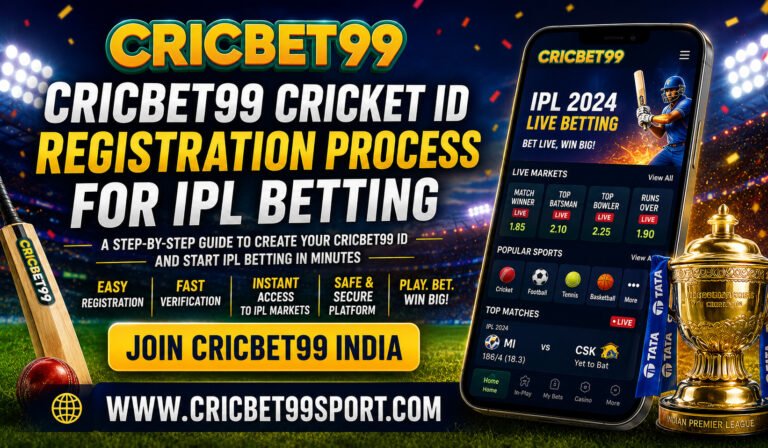 Cricbet99 Cricket ID Registration Process for IPL Betting