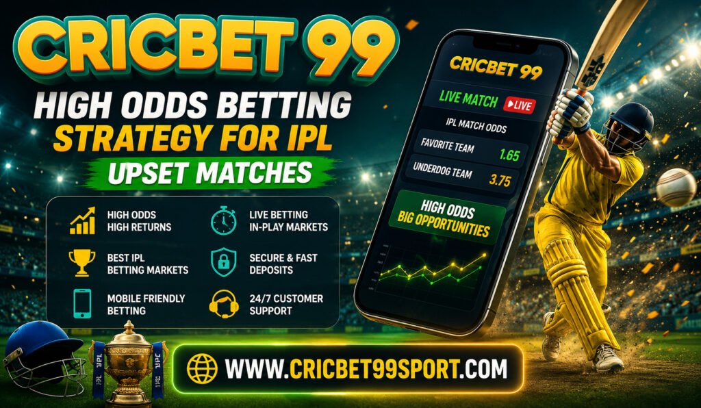 Cricbet99 High Odds Betting Strategy for IPL Upset Matches