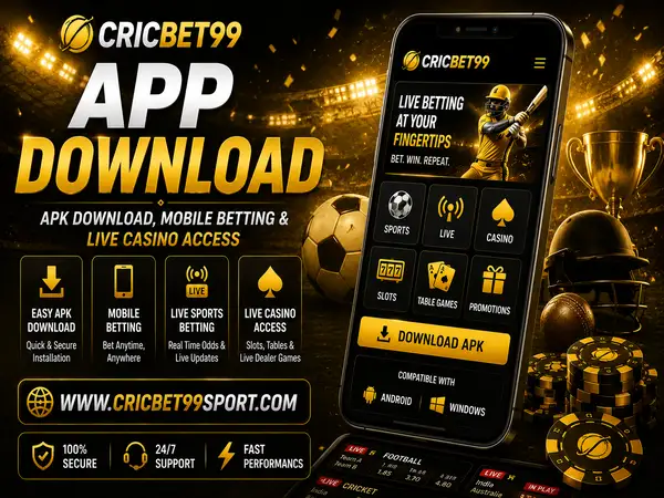 Cricbet99 App Download – APK Download, Mobile Betting & Live Casino Access