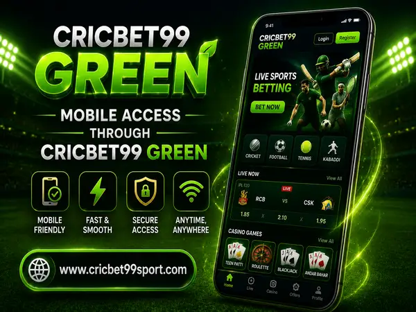 Mobile Access Through Cricbet99 Green